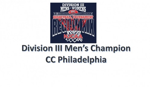 CC Philadelphia Takes Men's Division III Region XIX Title; Marcus Smith Named MVP