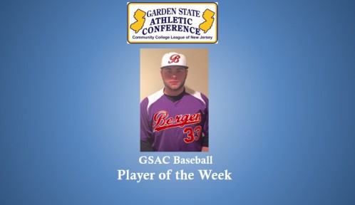 Bergen's Smith Earns GSAC Baseball Player of the Week