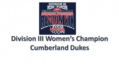 Cumberland County College Wins First-Ever Region XIX Women's Basketball Title