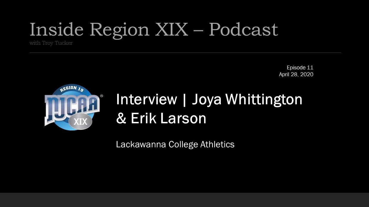 Inside Region XIX Podcast - Lackawanna Athletics