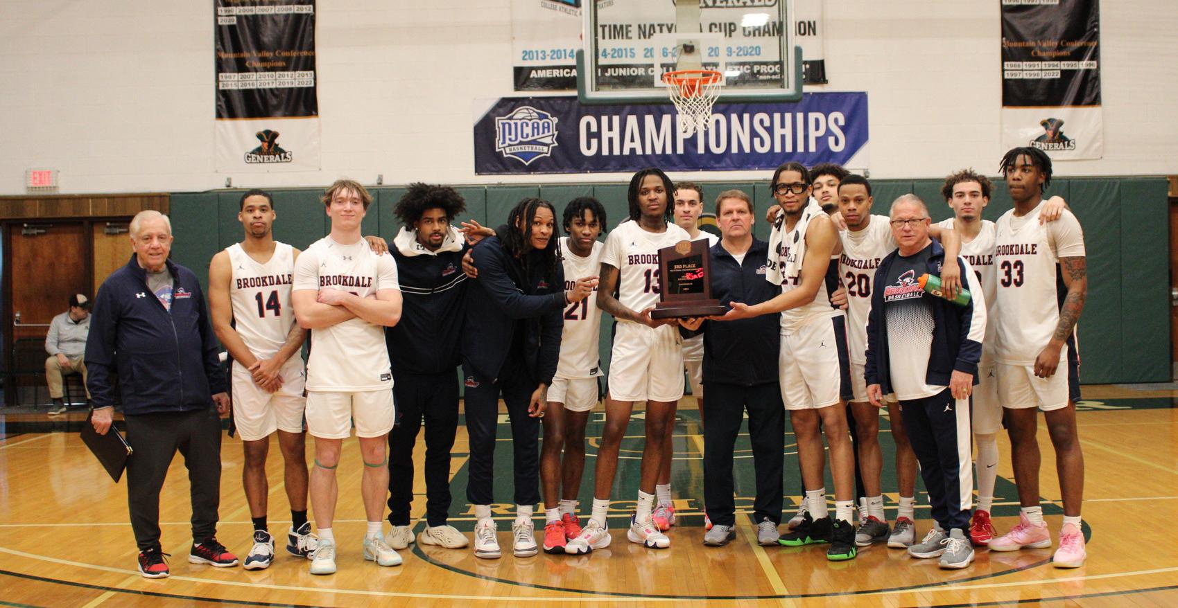 Brookdale Men's Basketball Finishes 3rd At Nationals After Defeating Riverland CC