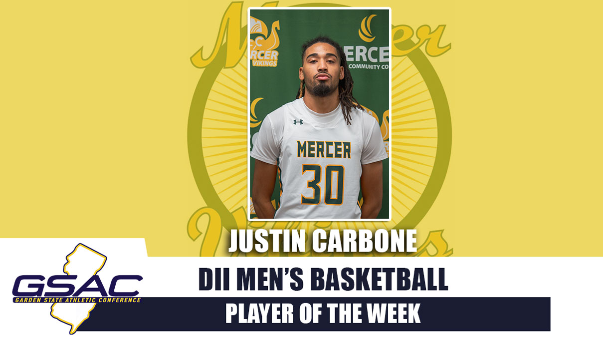 Justin Carbone announced as GSAC DII Mens Basketball Player of the Week