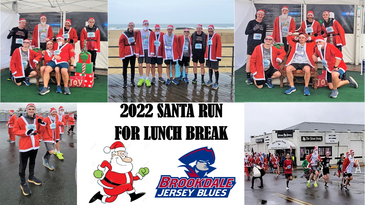 Jersey Blues Partake In Santa Run For Great Cause