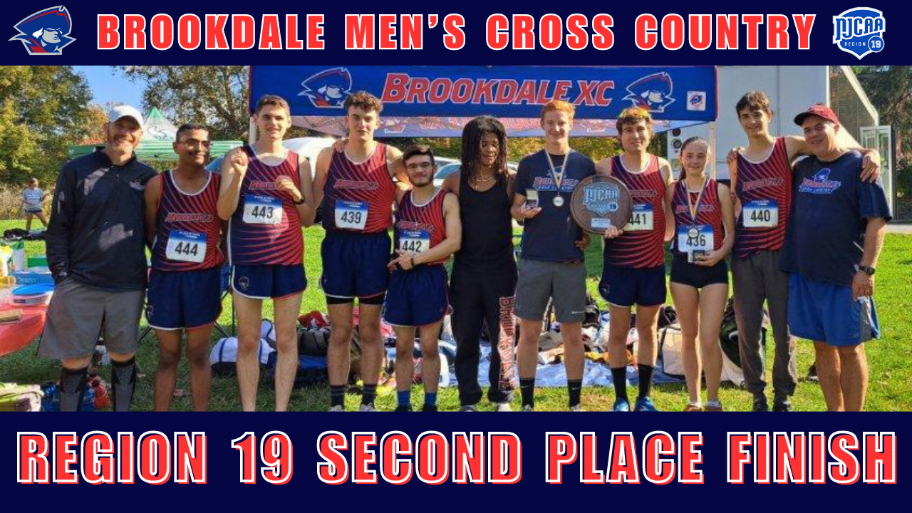 Brookdale Men's Cross Country Finishes At 2nd Place In Region Championship