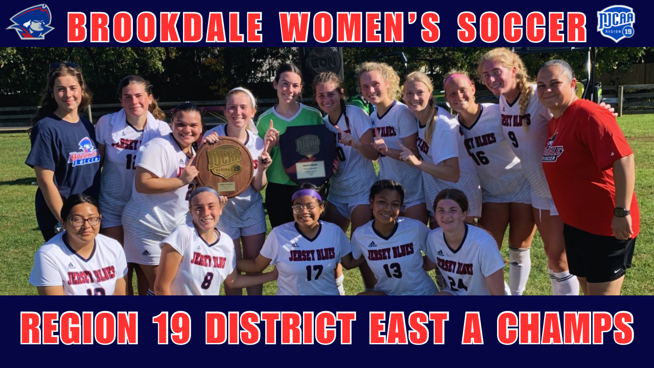 Brookdale Women's Soccer Earn Region 19 District East A Championship Title