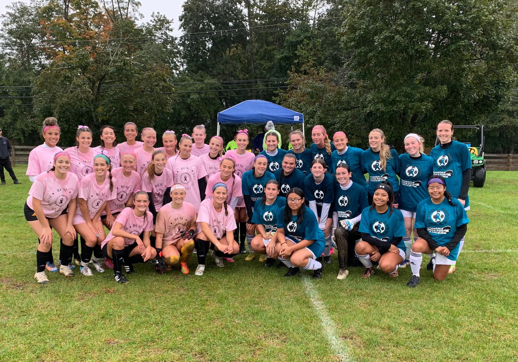 Brookdale And RCSJ-Gloucester Women's Soccer Teams Partner To Raise Awareness