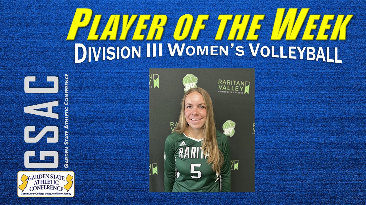 Raritan Valley's Kelly Delaney Named DIII GSAC Women's Volleyball Player Of The Week 10/2-10/08/23