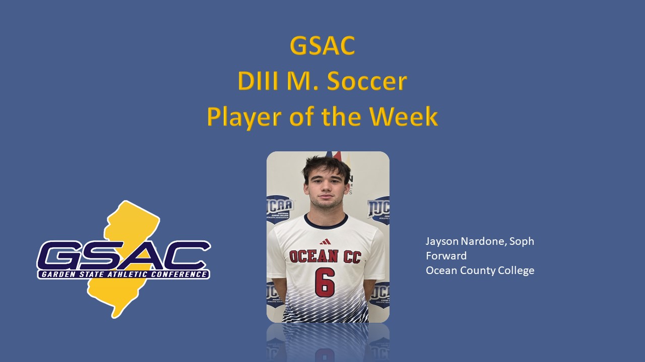 GSAC DIII M. Soccer Player of the Week